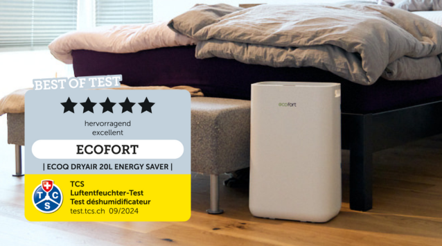 eocQ DryAir TCS Testsieger Schlafzimmer LIfestyle Foto