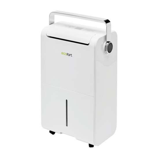 ecoQ DryAir 35L Energy Saver Luftentfeuchter mit Hygrostat und 4 Betriebsstufen, ideal für Räume bis 85 m².
