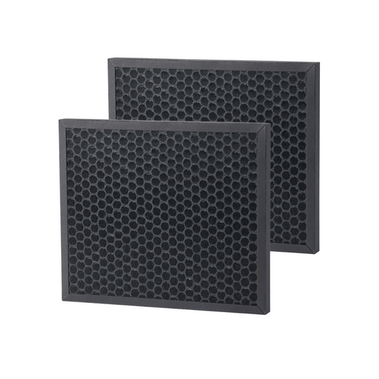 Aktivkohlefilter von ecoQ für 20L/25L Complete, zwei Stück, langlebig und effizient für die Luftreinigung.