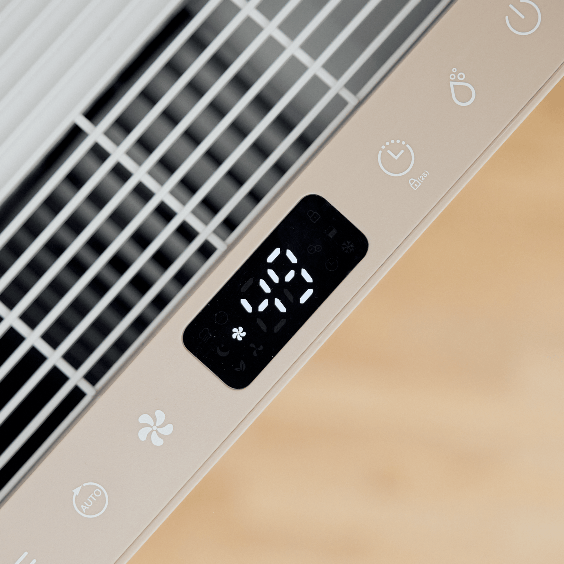 ecoQ DryAir 20L Energy Saver – Warm Sand, klassisches Design, energiesparend, TCS Testsieger, starker Entfeuchter bis 50 m²