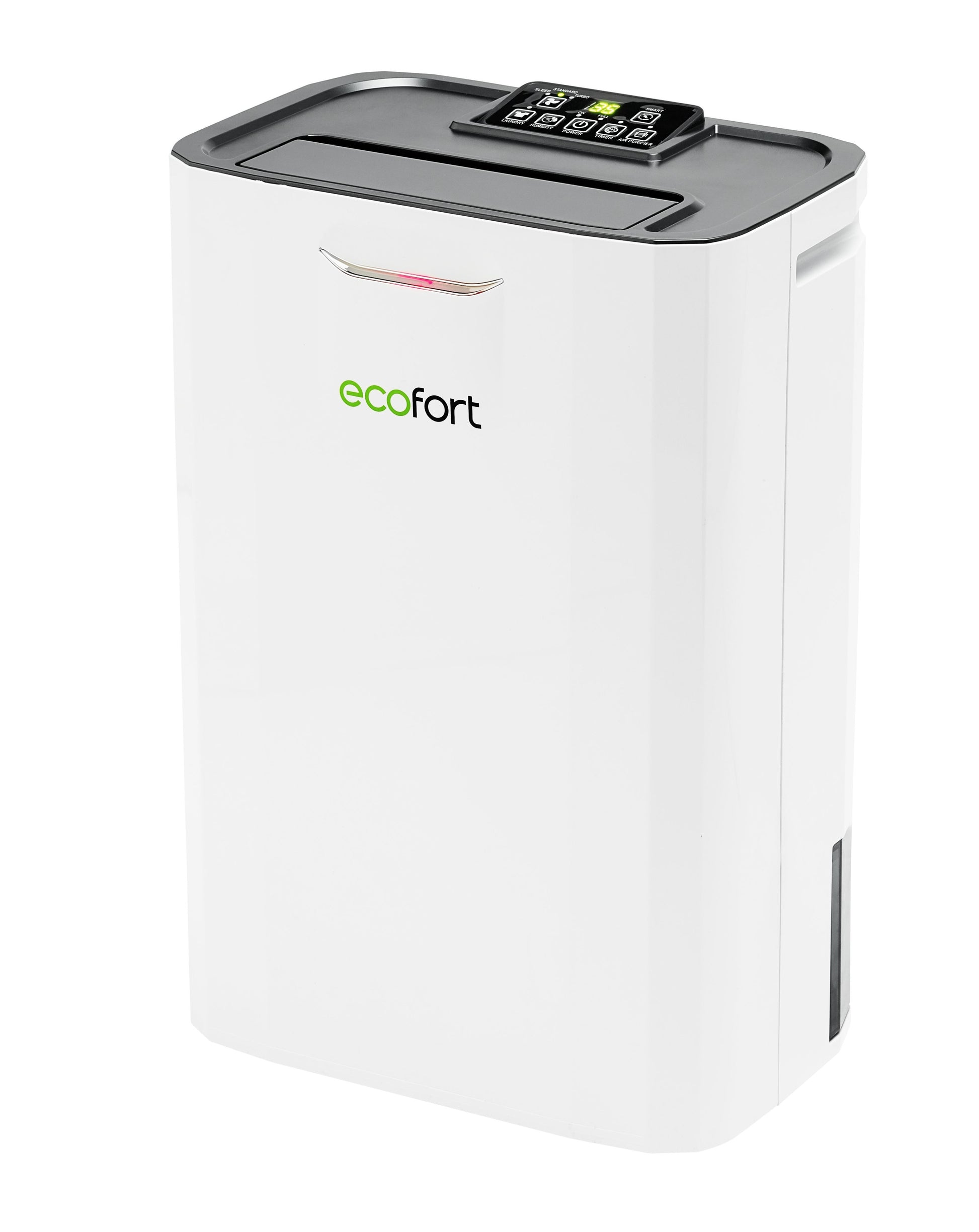 ecoQ DryAir 9L steady Luftentfeuchter mit Hygrostat und HEPA-Filter für optimale Raumfeuchtigkeit.