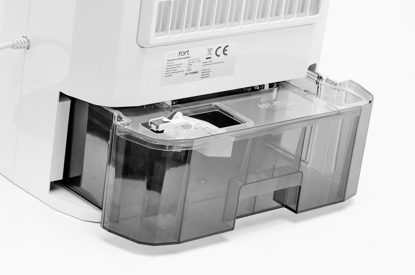 ecoQ DryAir 9L steady Luftentfeuchter mit Hygrostat, 5 Betriebsstufen, für Räume bis 50 m².