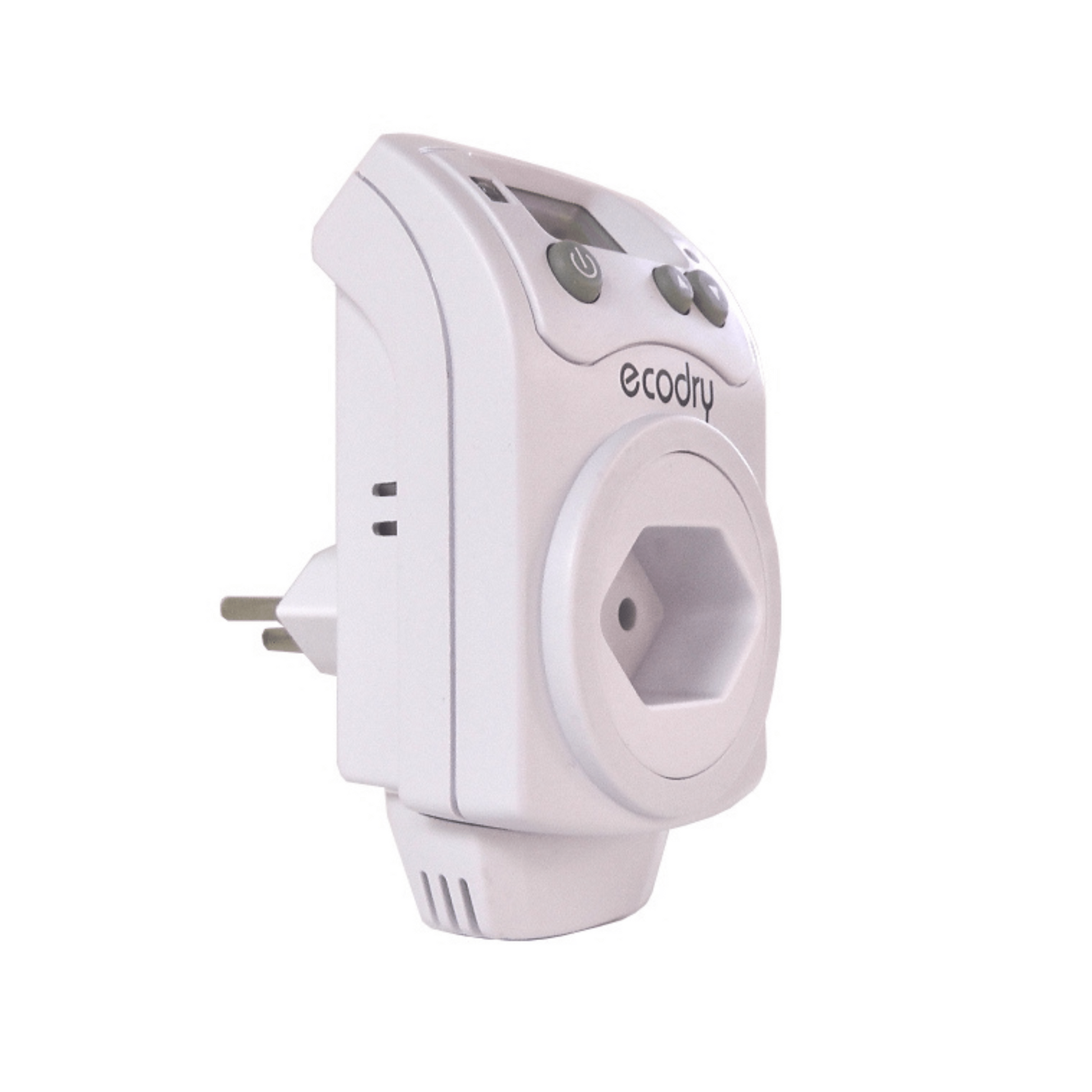 Digitaler Hygrostat ecodry DSH zur Steuerung von Luftentfeuchtern und Luftbefeuchtern.