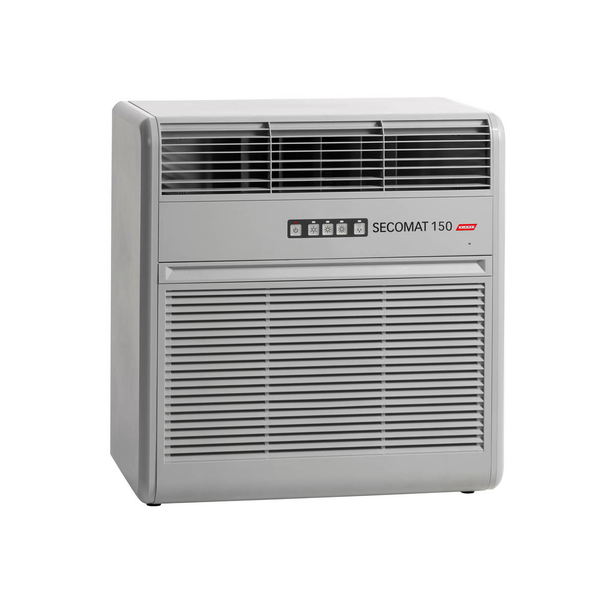 Secomat 150 Wäschetrockner mit Wandmontage in einem Mehrfamilienhaus, energieeffizient und benutzerfreundlich.
