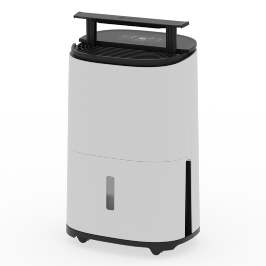 Meaco Arete One 12L in weiss, wandmontierbar, mit 12.33 l Entfeuchtungsleistung für Räume bis 30 m².