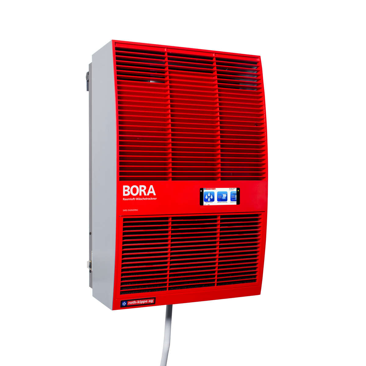 Bora 408 Wäschetrockner von Roth-Kippe mit Touchscreen und niedriger Stromverbrauch.