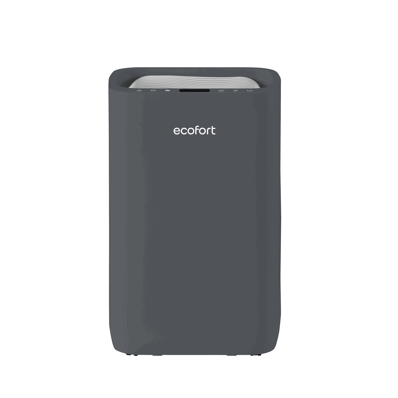 ecoQ DryAir 20L Energy Saver – Cool Gray, energieeffizienter Raumentfeuchter bis 50 m², ultra-leise, starker TCS Testsieger