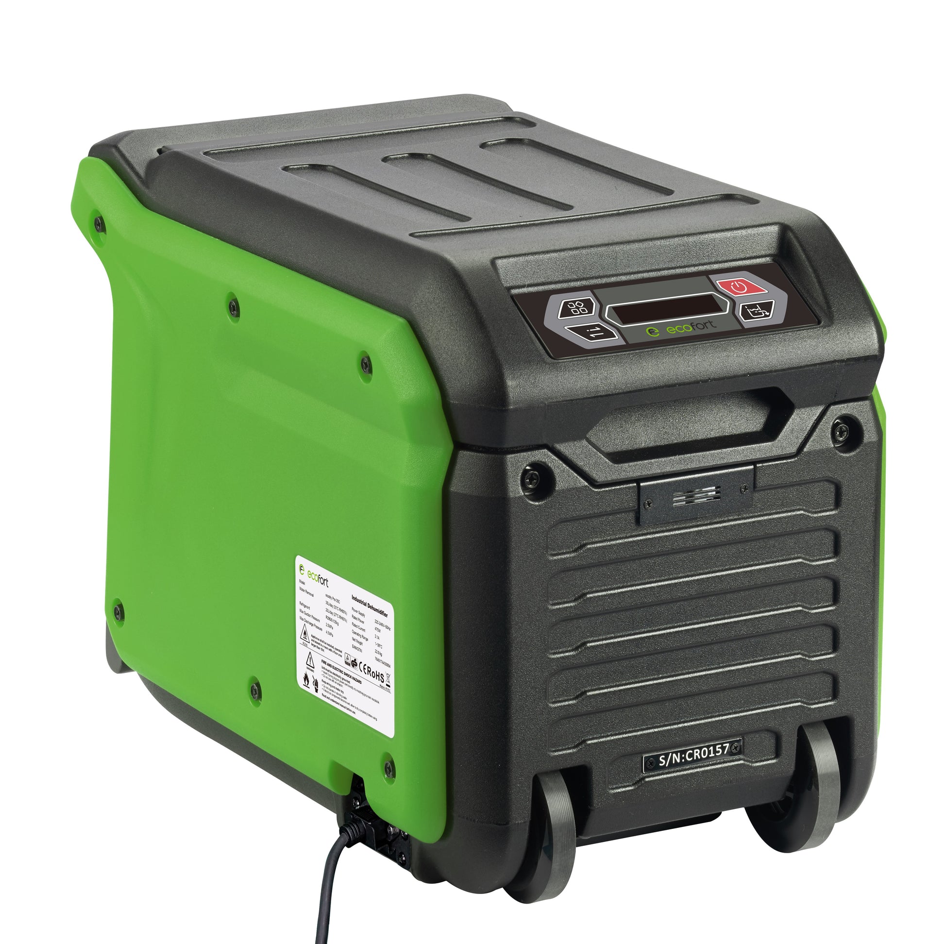 ecodry Pro 35C – ultra-kompakter Bautrockner, robust, handlich, mit integrierter Pumpe und 3 Jahren Garantie