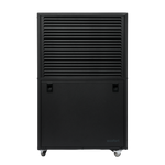 ecodry Neptun XP Black Frontansicht mit Lufteinlass und Wassertank