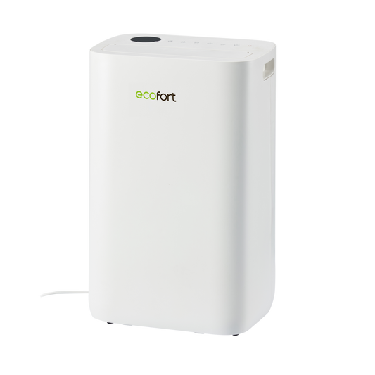 ecoQ DryAir 25L Complete Luftentfeuchter mit Hygrostat, Timer und kindergesicherter Funktion.