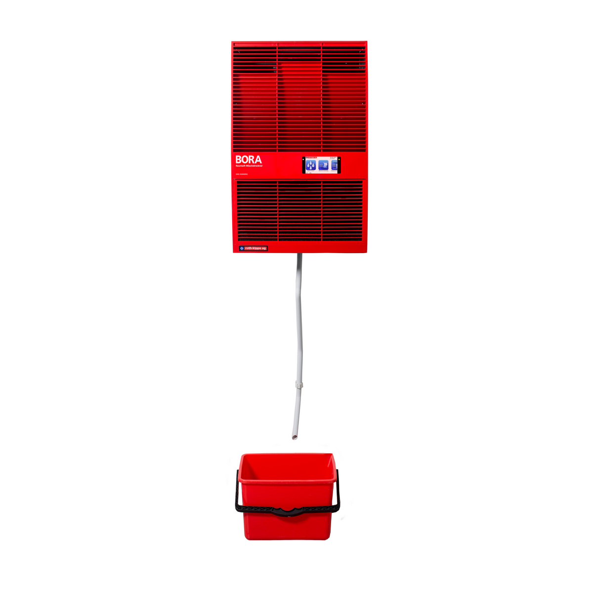 Wand-Wäschetrockner Bora 410H von Roth-Kippe, ideal für Trocknungsräume bis 20 m², mit einer Leistung von 2,50 kg/h.