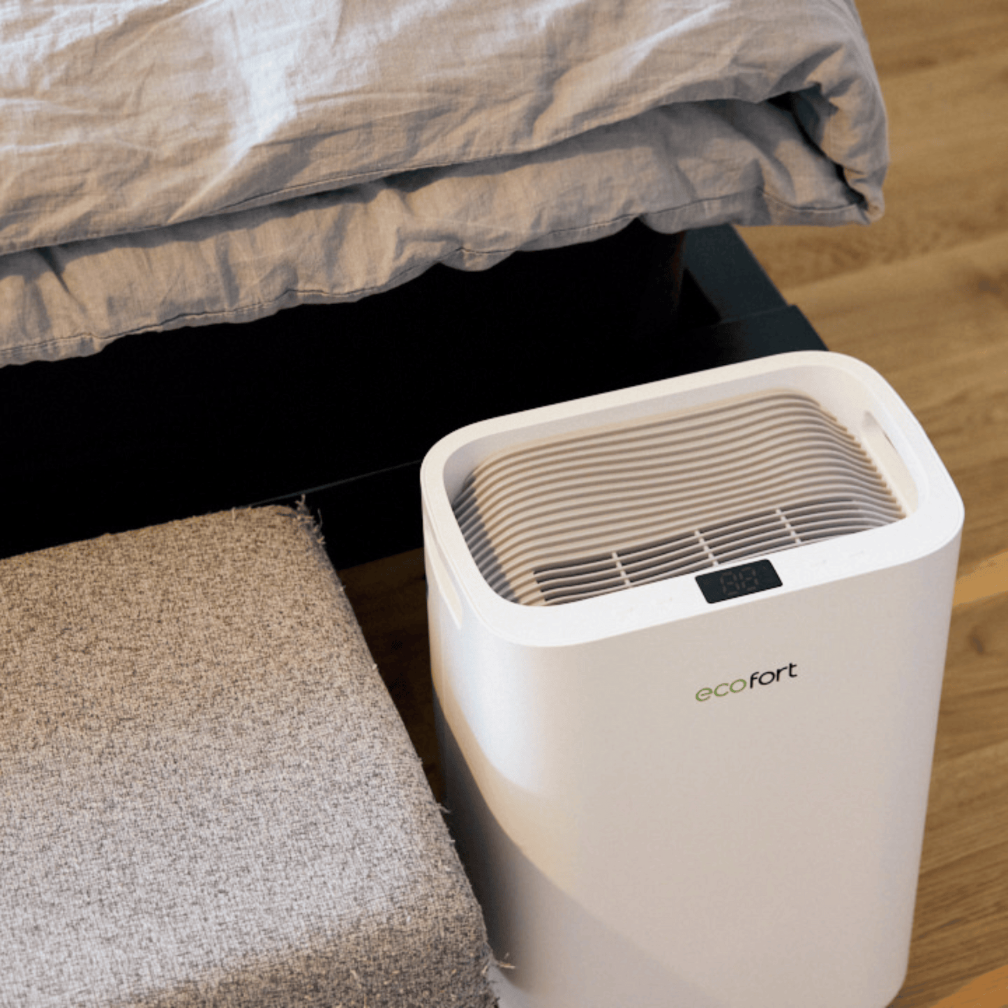 ecoQ DryAir 20L Energy Saver Luftentfeuchter mit Hygrostat und 20 l Entfeuchtungsleistung pro Tag.