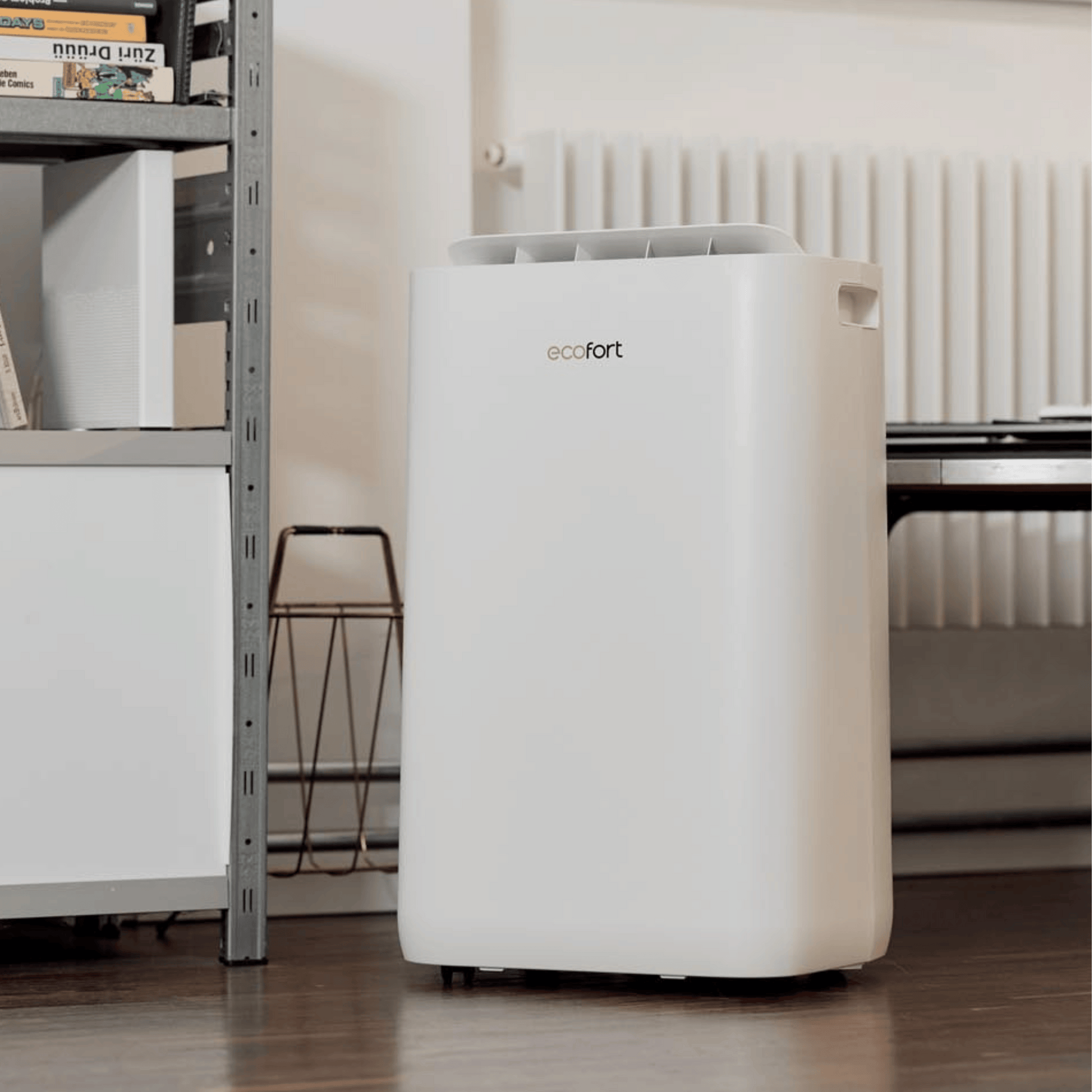 ecoQ DryAir 20L Complete Luftentfeuchter mit Hygrostat und Wi-Fi Fernsteuerung, ideal für Räume bis 50 m².