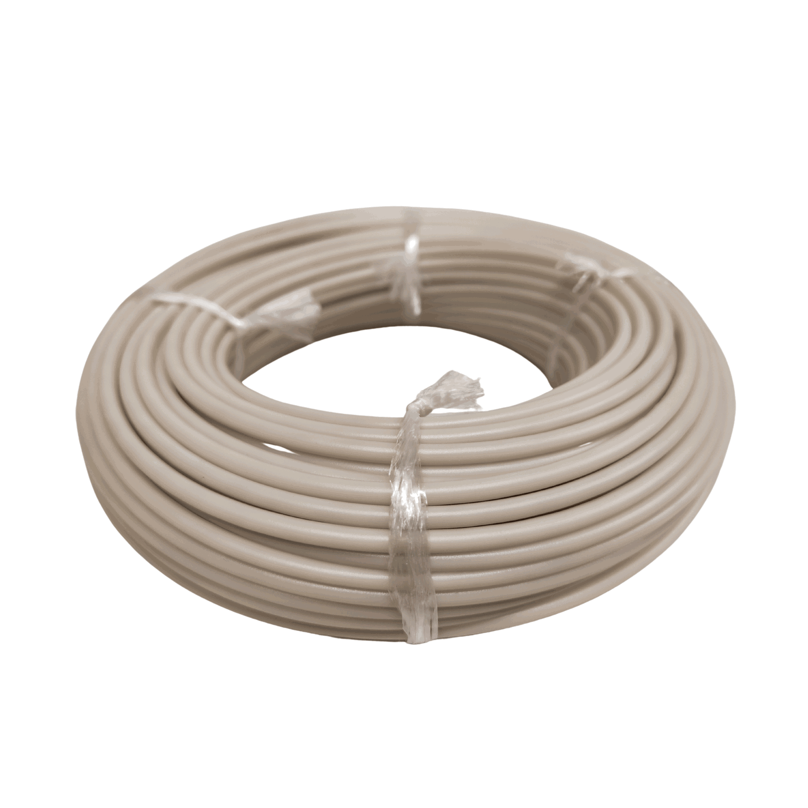 ecoQ Wäscheleine 30 Meter aus UV-resistentem Kunststoff mit extra starkem Drahtseil.