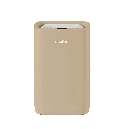 ecoQ DryAir 20L Energy Saver – Warm Sand, leiser und energieeffizienter Raumentfeuchter, TCS Testsieger, für Räume bis 50 m²