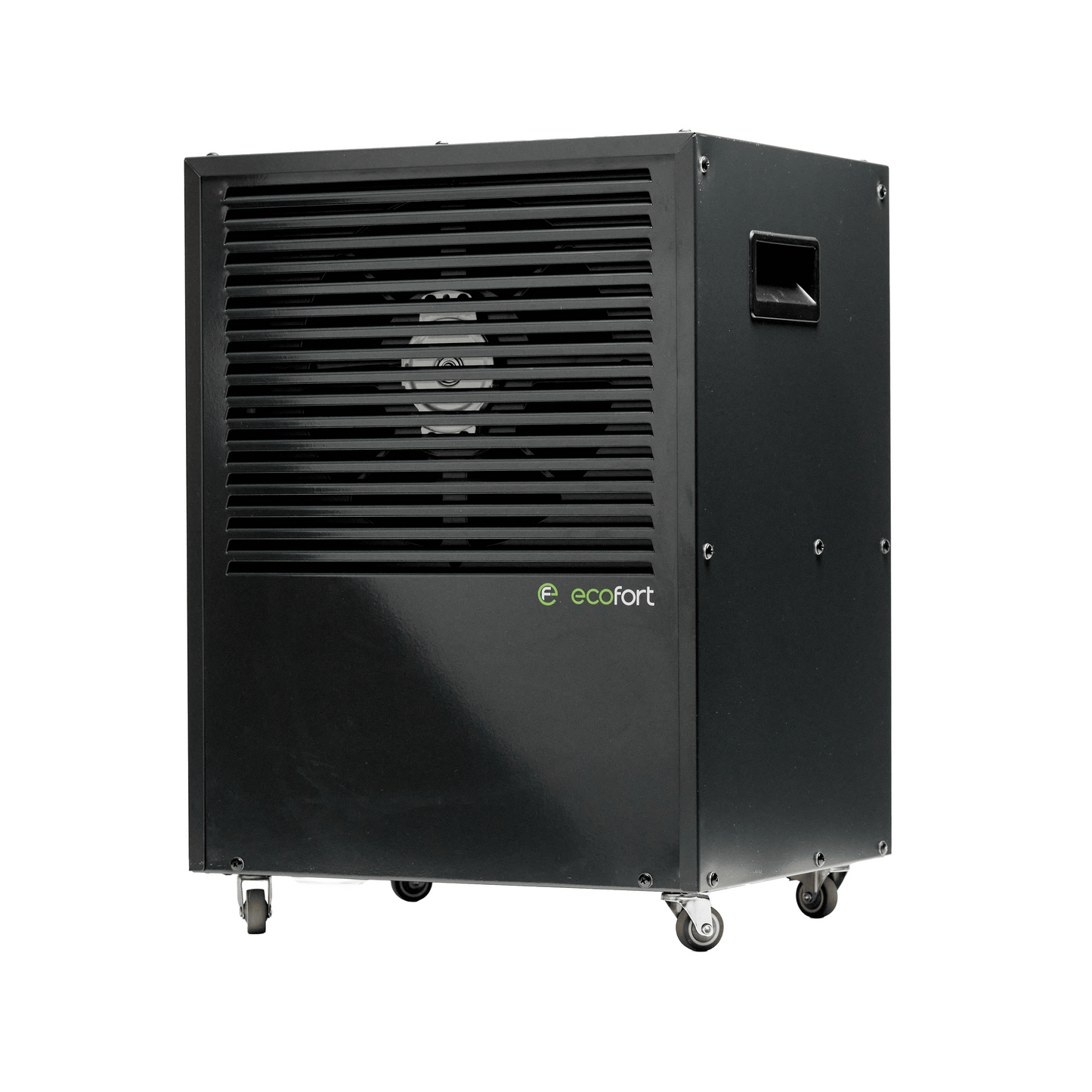 ecodry CaveMaster Luftentfeuchter in Granite Grey mit 6 l Behältervolumen und 50 dB(A) Geräuschpegel.