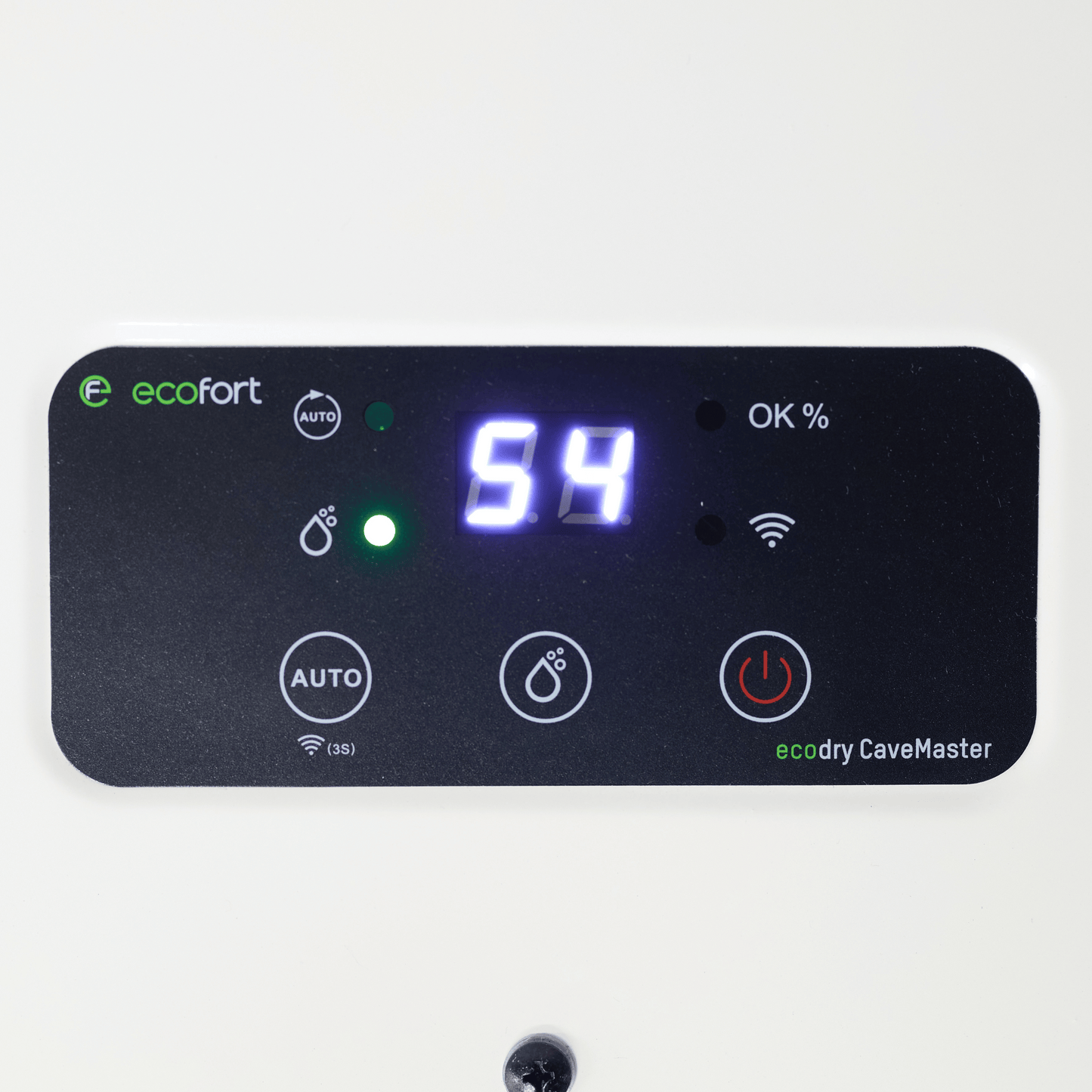 ecodry CaveMaster Oyster White: Premium-Luftentfeuchter für Weinkeller. Stilvoll, effizient und flüsterleise – schützt deine Sammlung zuverlässig.