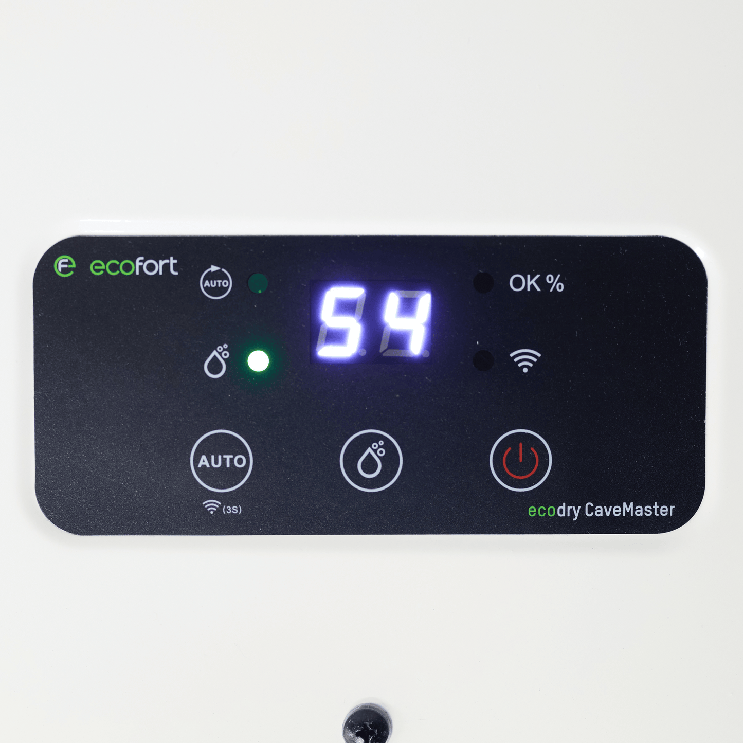 ecodry CaveMaster Oyster White: Premium-Luftentfeuchter für Weinkeller. Stilvoll, effizient und flüsterleise – schützt deine Sammlung zuverlässig.