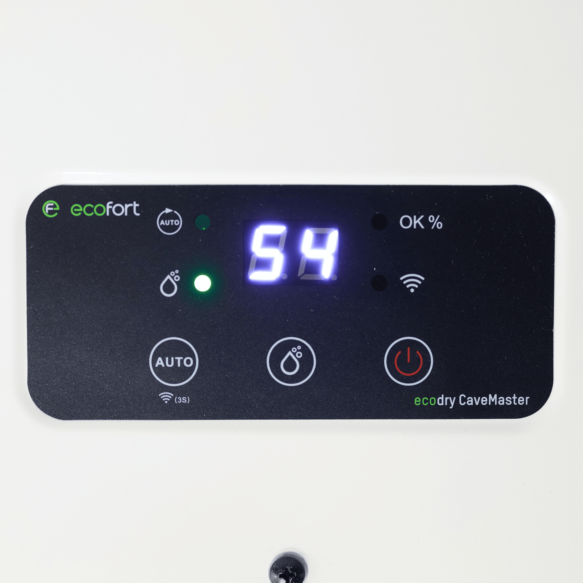 ecodry CaveMaster Oyster White: Premium-Luftentfeuchter für Weinkeller. Stilvoll, effizient und flüsterleise – schützt deine Sammlung zuverlässig.