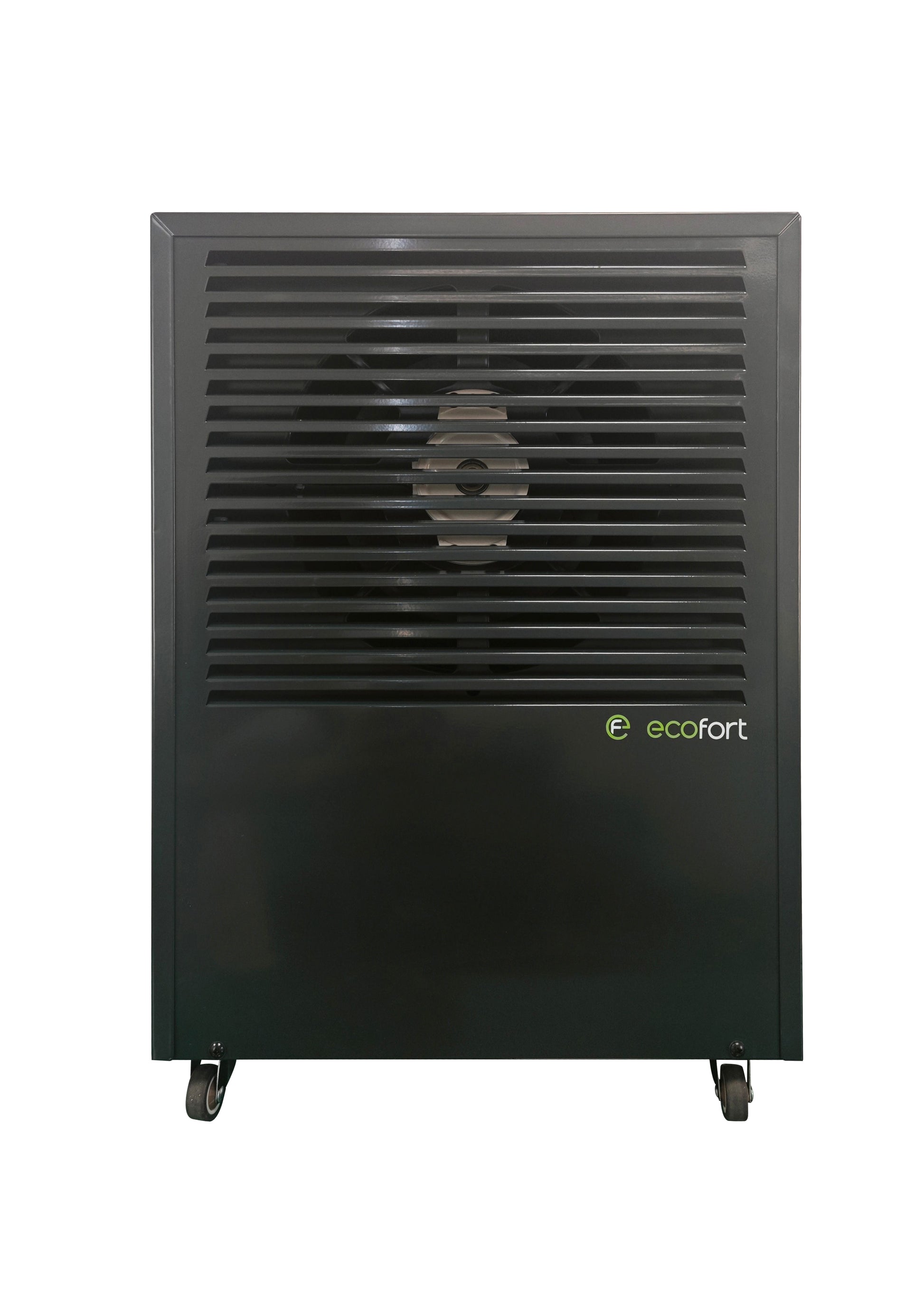 ecodry CaveMaster in Granitgrau, mobiler Luftentfeuchter mit 6 l Behältervolumen und 215 m³/h Luftumwälzung.