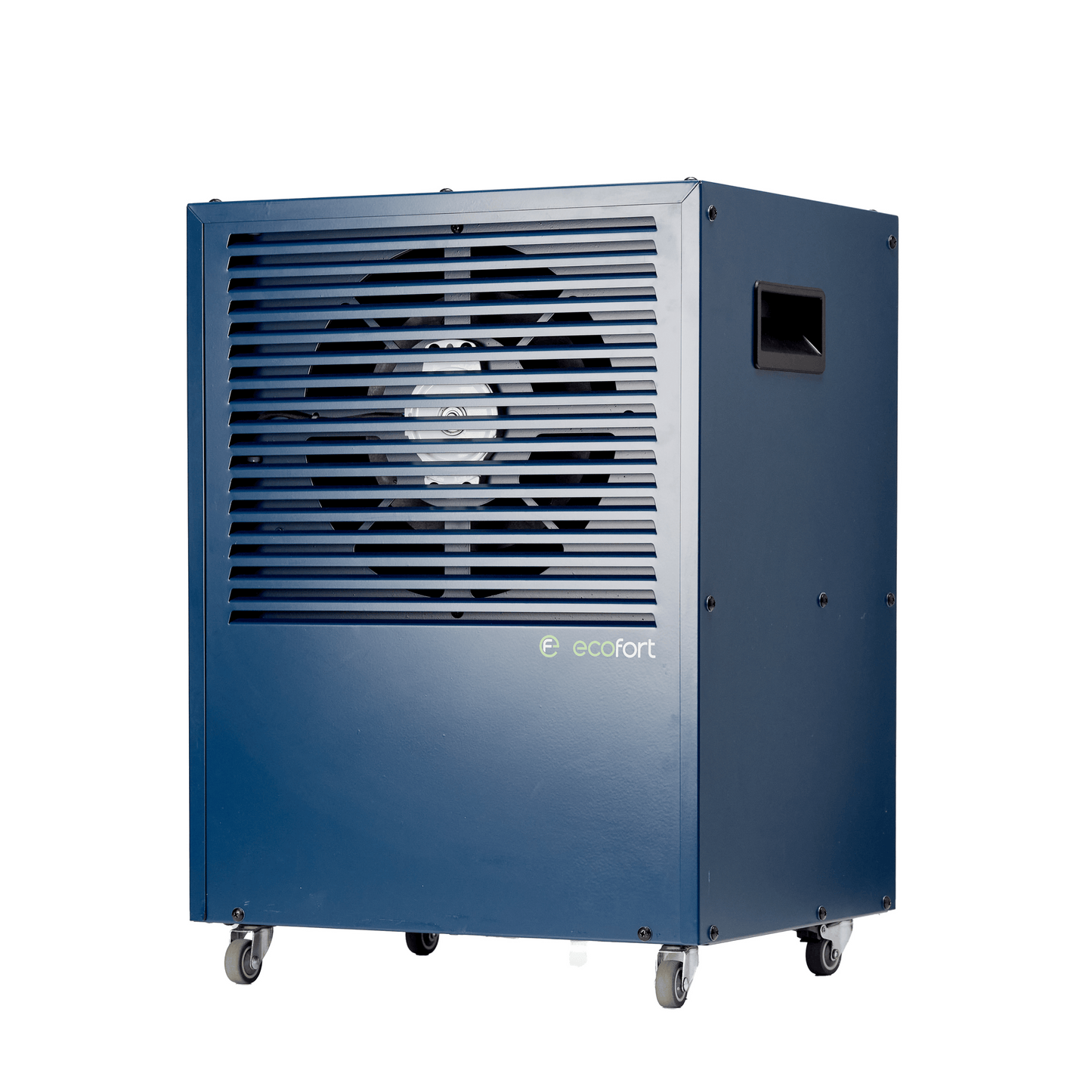 In edlem Sapphire Blue sorgt der ecodry CaveMaster für perfekte Luftfeuchtigkeit im Weinkeller. Stilvoll, leistungsstark und wartungsarm.