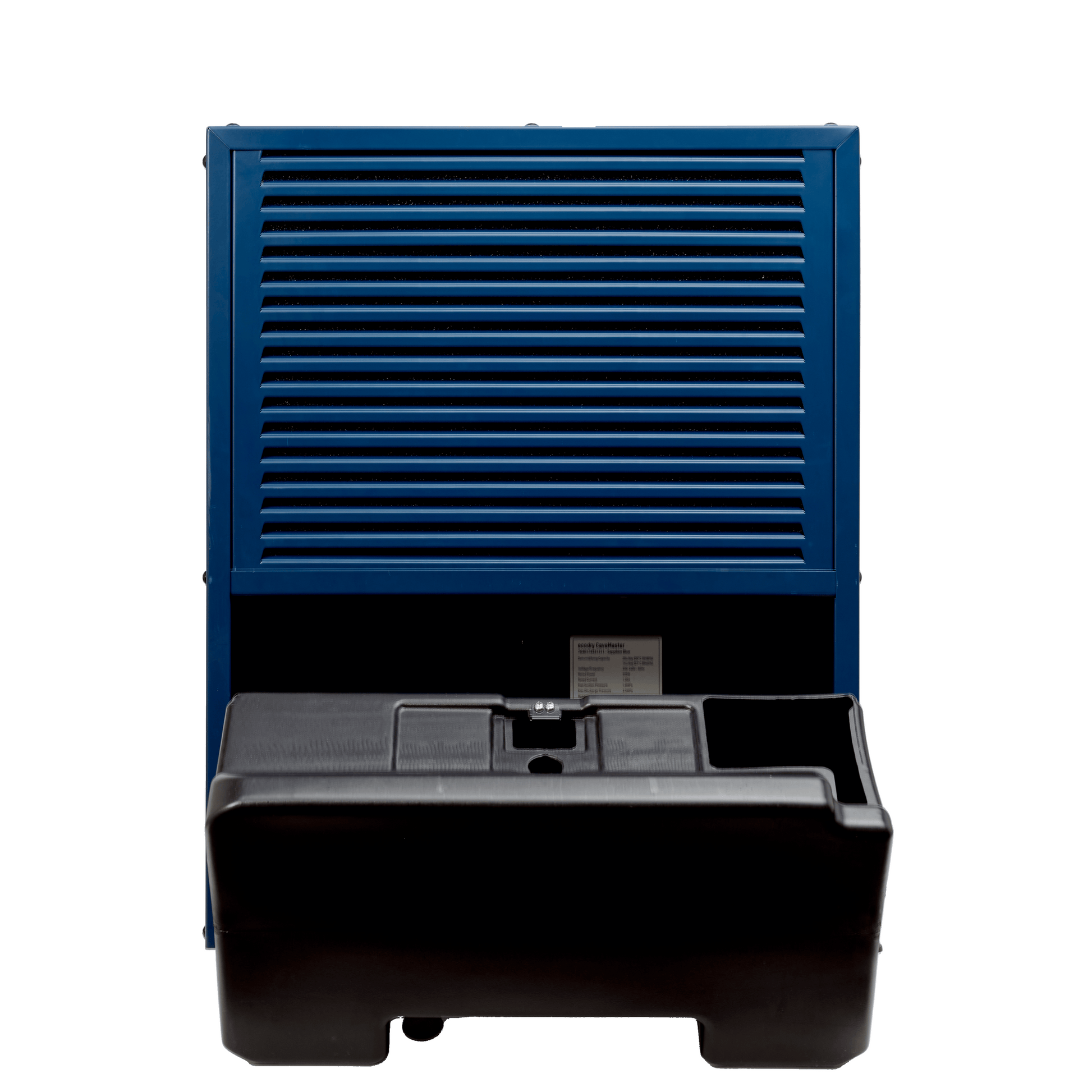 ecodry CaveMaster Sapphire Blue: Eleganter Luftentfeuchter für Weinkeller. Effizient, flüsterleise und farblich ein echtes Statement.