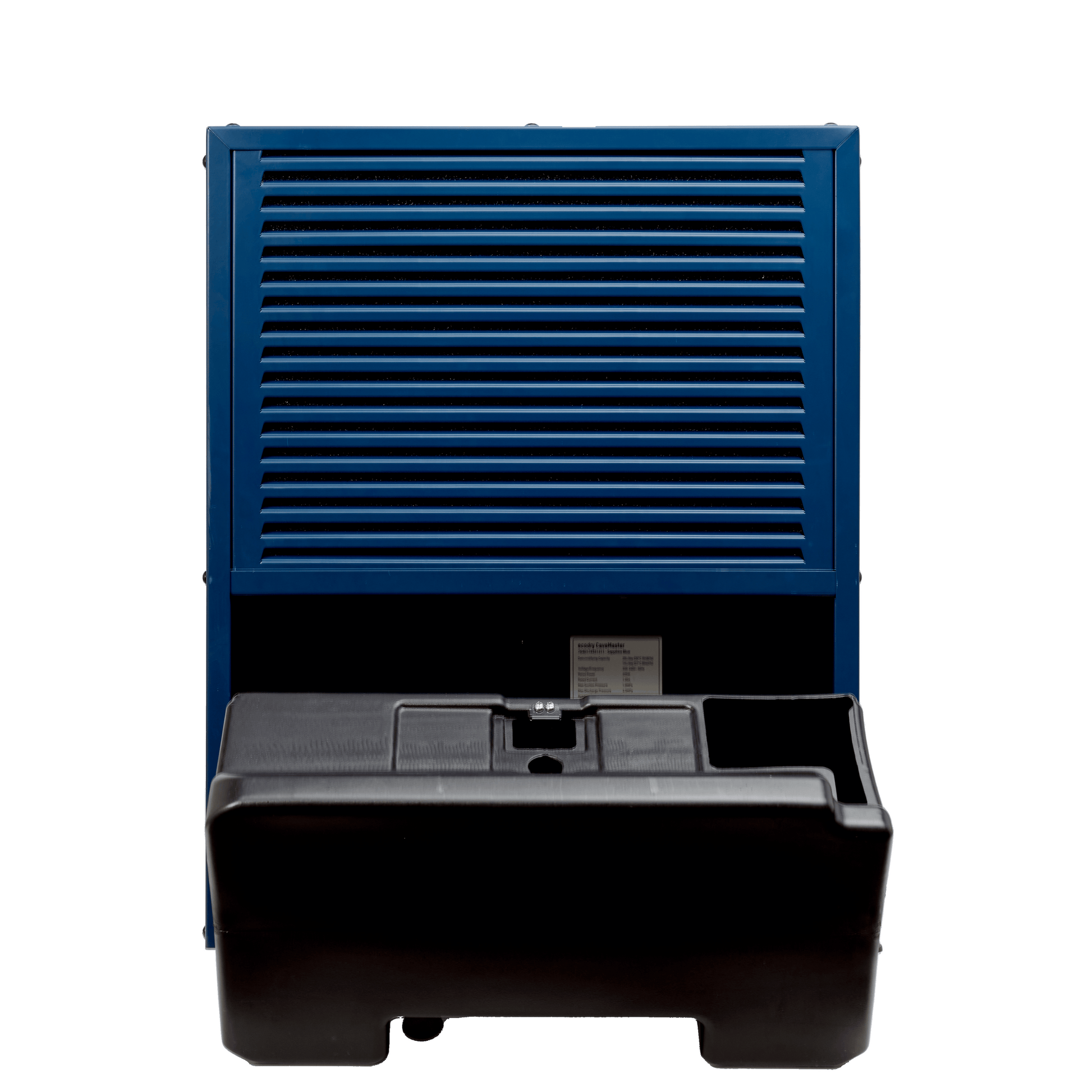 ecodry CaveMaster Sapphire Blue: Eleganter Luftentfeuchter für Weinkeller. Effizient, flüsterleise und farblich ein echtes Statement.