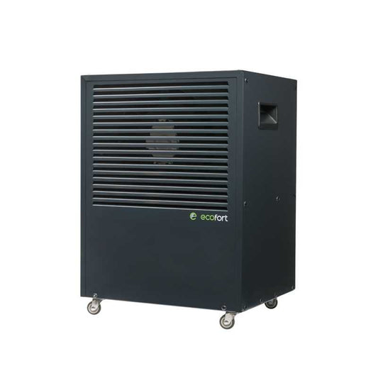ecodry CaveMaster XP - Black Shade, energieeffizienter Luftentfeuchter mit automatischer Steuerung.