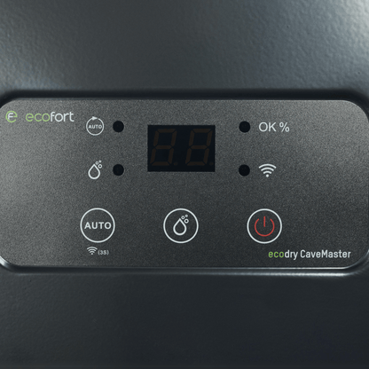 Der leistungsstarke Kellerentfeuchter mit Stil: CaveMaster XP Black Shade – smart, effizient & besonders kraftvoll.