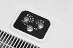 ecoQ DryAir 12L Luftentfeuchter mit Hygrostat und 2.5L Behältervolumen für effiziente Raumluftregulierung.
