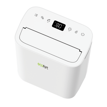 ecoQ DryAir 13L: Die perfekte Lösung für zu feuchte Räume. Mit Filter, Hygrostat und Nachtmodus – effizient und benutzerfreundlich.