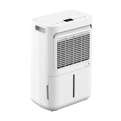 ecoQ DryAir 13L Energy Saver: Modernes Design trifft auf starke Leistung – mit HEPA-Filter und Automatikbetrieb für optimale Luftfeuchtigkeit.