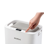 ecoQ DryAir 13L Energy Saver: Leisester Luftentfeuchter seiner Klasse. Ideal für Räume bis 30 m² – leistungsstark, energieeffizient und kompakt.