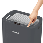 ecoQ DryAir 20L Energy Saver – Cool Gray, modernes Design, energiesparend und leise, ausgezeichneter TCS Testsieger, 50 m²