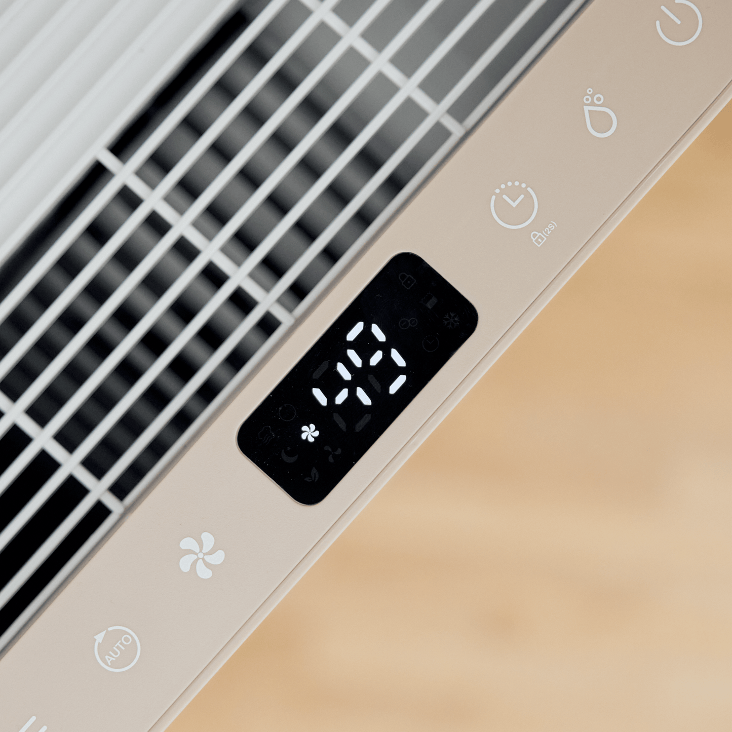 ecoQ DryAir 20L Energy Saver – Warm Sand, klassisches Design, energiesparend, TCS Testsieger, starker Entfeuchter bis 50 m²