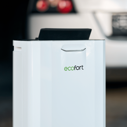 ecoQ DryAir 9L steady Luftentfeuchter mit Hygrostat und 5 Betriebsstufen für bis zu 50 m²