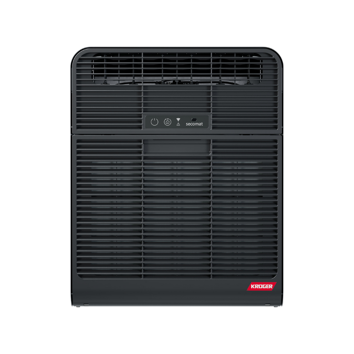 Krüger secomat 4 Wäschetrockner mit Wandmontage, Energieeffizienz und leichtem Flusenfilter.