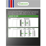 Ein 3er Pack original Meaco 20L LE HEPA-Filter für saubere Luft und kompatibel mit Meaco Low Energy Luftentfeuchtern.