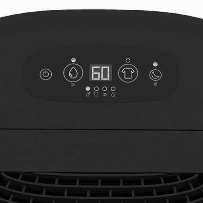 Meaco Arete® One 12L Entfeuchter mit HEPA-Filter für gereinigte Raumluft, leise mit 38 dB, ideal für Räume bis 30 m².