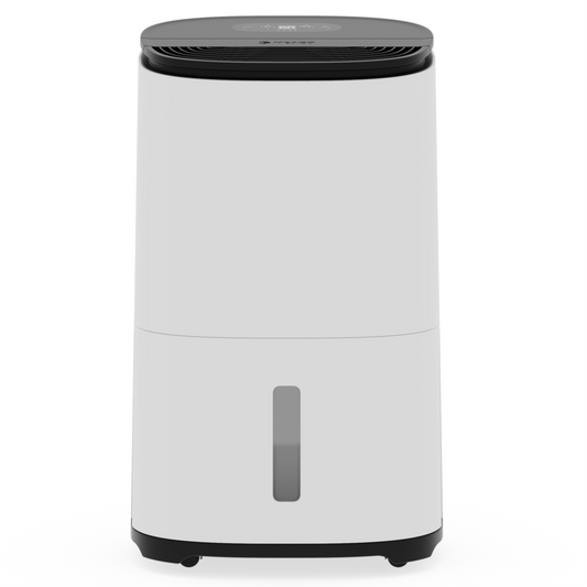 Meaco Arete® One 25L Luftentfeuchter mit HEPA-Filter, niedriger Geräuschpegel und mobiler Bauweise für effiziente Entfeuchtung.