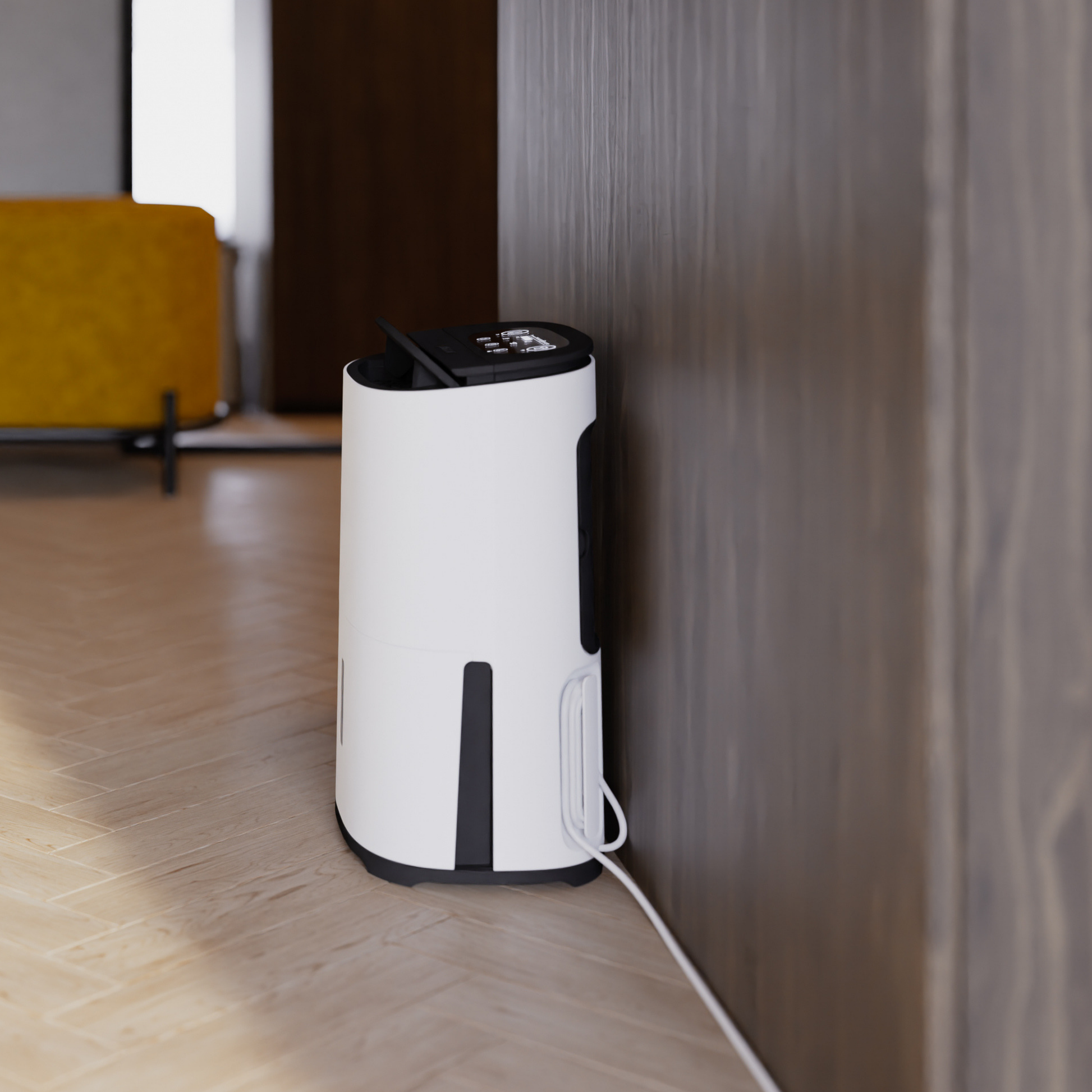 Meaco Arete® Two 12L: Flüsterleise Entfeuchtung für kleine Räume, mit HEPA-Filter, niedrigem Verbrauch & 5 Jahren Garantie.