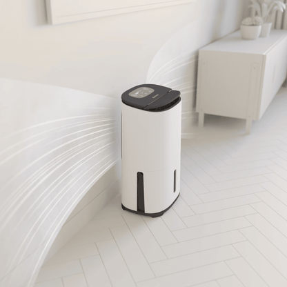 Arete® Two 25L: Extrem leise, energieeffizient & ideal für den Alltag. Mit HEPA-Filter für saubere Luft & praktischem Wäschetrocknungsmodus.