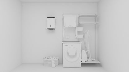 Wandhalterung für Meaco Arete® One 10L & 12L mit platzsparendem Design und Optionen für manuelle Entleerung.