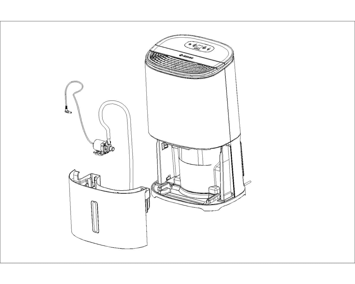 Meaco Arete® Wasserpumpe – leistungsstarkes Zubehör zur Kondensatpumpe, ideal für dauerhaften Betrieb mit Arete® Entfeuchtern