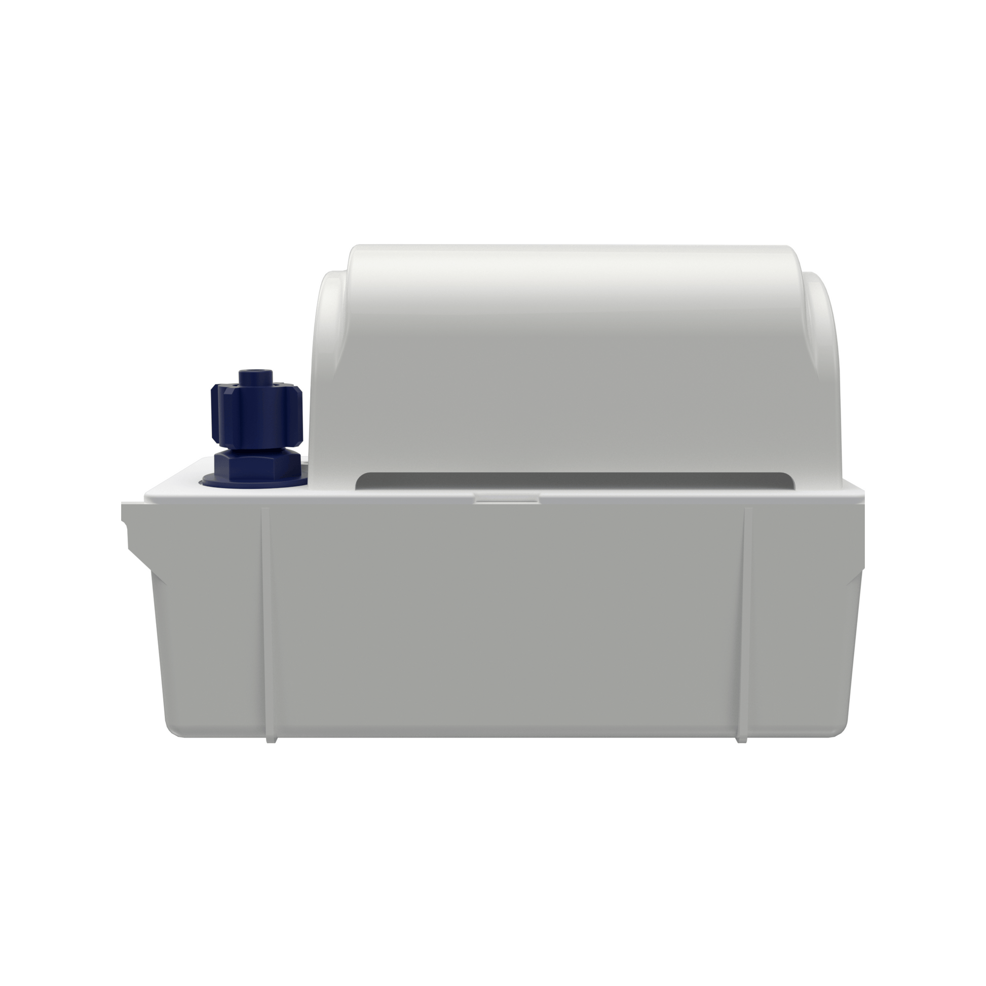Microdam Apollo MD400W Luftentfeuchter mit 90-Grad-Rückschlagventil und geräuscharmem Motor.