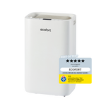 ecoQ DryAir 20L Energy Saver – energieeffizienter Luftentfeuchter bis 50 m², ultra-leiser Betrieb und starke Leistung, TCS Testsieger