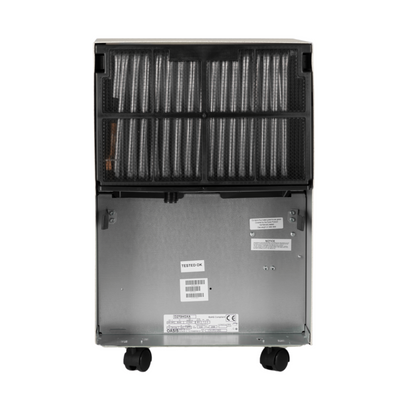 Oasis D260 eco Luftentfeuchter mit 8 l Wasserbehälter, 280 W Leistung und 2 arretierbaren Ventilationsstufen.