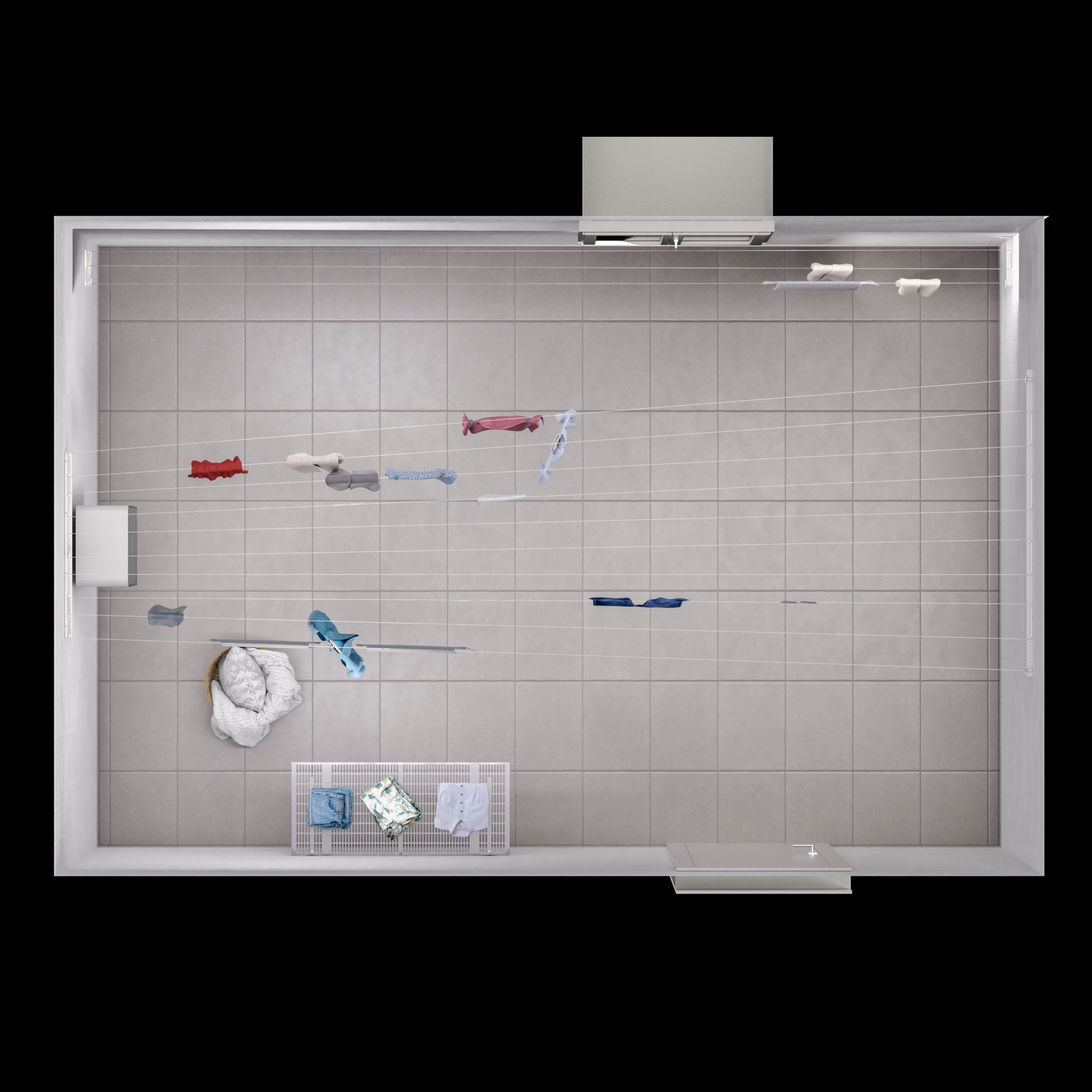 Energieeffizient & intuitiv: Secomat 6 in Azurblau trocknet schnell, leise und smart – ideal für Waschküchen mit bis zu 6 Wohneinheiten.